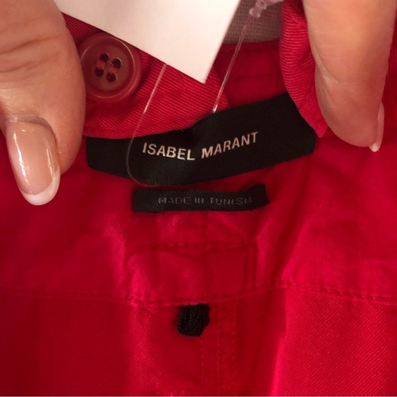 NWT ISABEL MARANT short flink in Raspberry size S - Picture 8 of 12